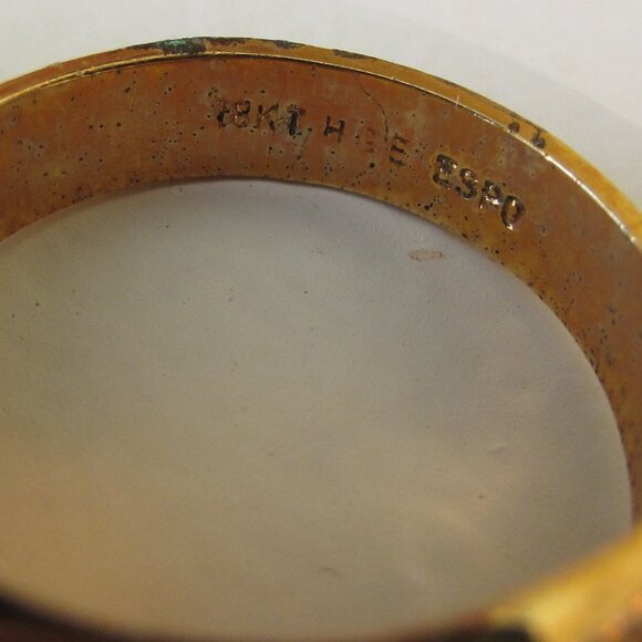 14/18K HGE ESPO Rings - Lot of 5 Rings - Wedding Set - Gold Electroplate - Picture 15 of 16